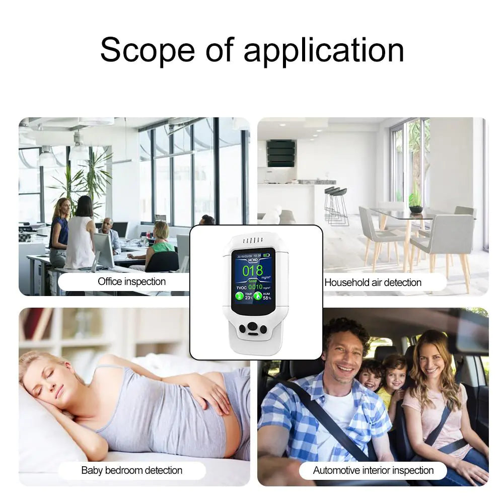 Professional Air Quality Monitor for PM2.5 and HCHO
